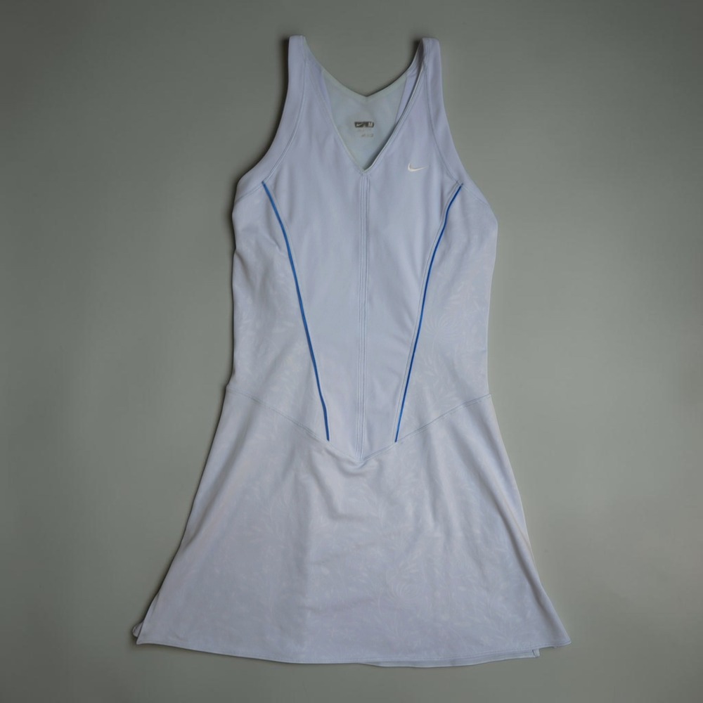 00's Nike Tennis Bloom Dress Vintage Sharapova White Ice Blue 264693-420
